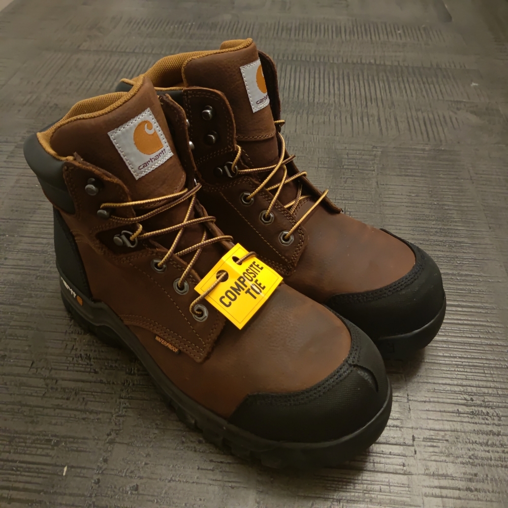 Carhartt Men's Rugged Flex 6'' Waterproof MetGuard Composite Toe Work Boots